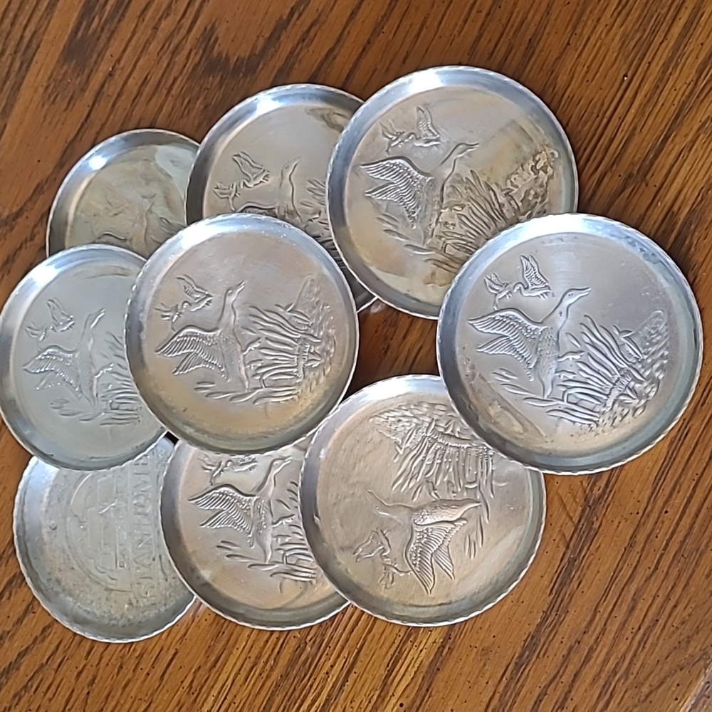 Metal coasters